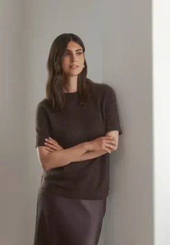 Outlet Tianna midi satiinihame, dark chocolate Mekot Ja Hameet|Juhlavaatteet