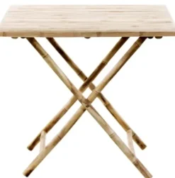 Outlet - bambuinen taittopöytä, 80x80x72 cm Bambupöydät