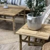 Outlet - pieni bambupöytä 45x45x45 cm Bambupöydät|Piha Ja Terassi