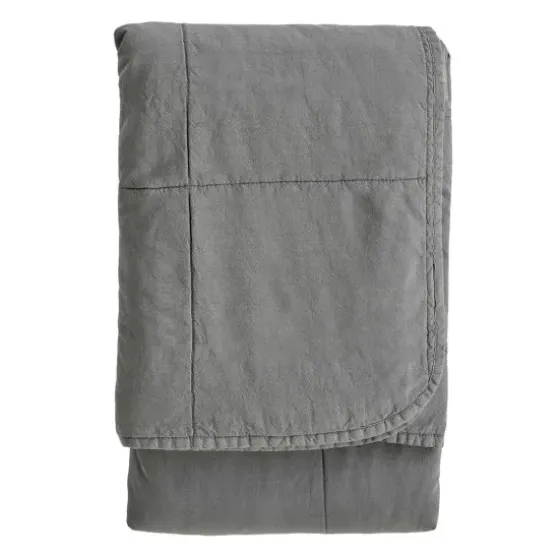 Sale - tikattu päiväpeitto, 260x260cm GREY Päiväpeitot