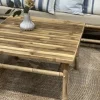 Online bambupöytä 70x70x45 cm Bambupöydät|Piha Ja Terassi
