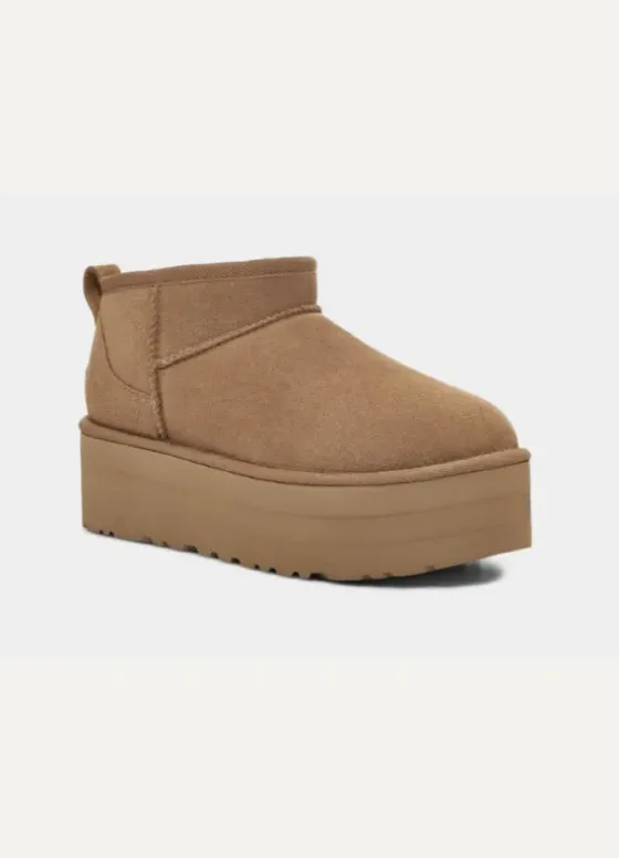 New - Classic ultra mini platform, chestnut Saappaat Ja Nilkkurit|Ugg