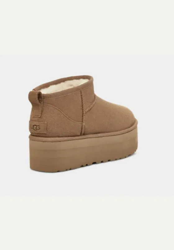 New - Classic ultra mini platform, chestnut Saappaat Ja Nilkkurit|Ugg