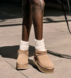 New - Classic ultra mini platform, chestnut Saappaat Ja Nilkkurit|Ugg