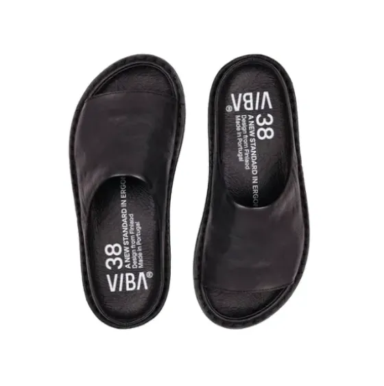 Discount - SAINT TROPEZ Leather Preto Black Tohvelit|Tennarit Ja Loaferit