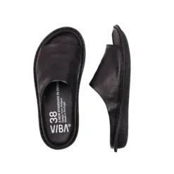 Discount - SAINT TROPEZ Leather Preto Black Tohvelit|Tennarit Ja Loaferit