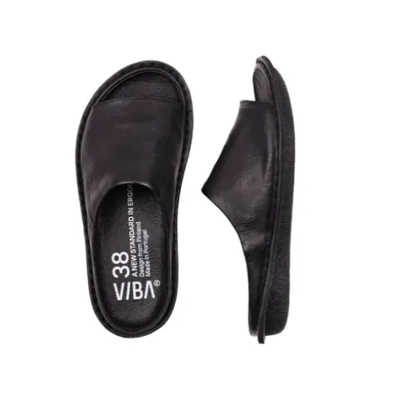 Discount - SAINT TROPEZ Leather Preto Black Tohvelit|Tennarit Ja Loaferit