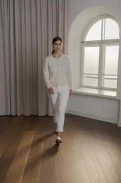 Best Vivianna palmikkoneuletakki, cream Neuleet Ja Neuletakit|Uutuudet