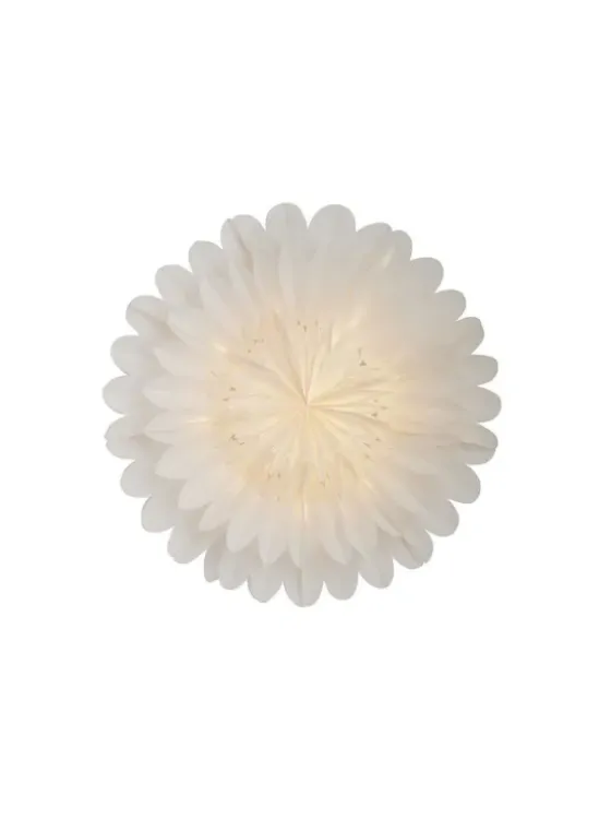 Clearance - Lotus 60 tähti, valkoinen Paperitähdet