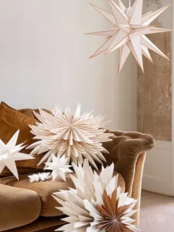 Outlet - Marta 60 tähti, brown Paperitähdet