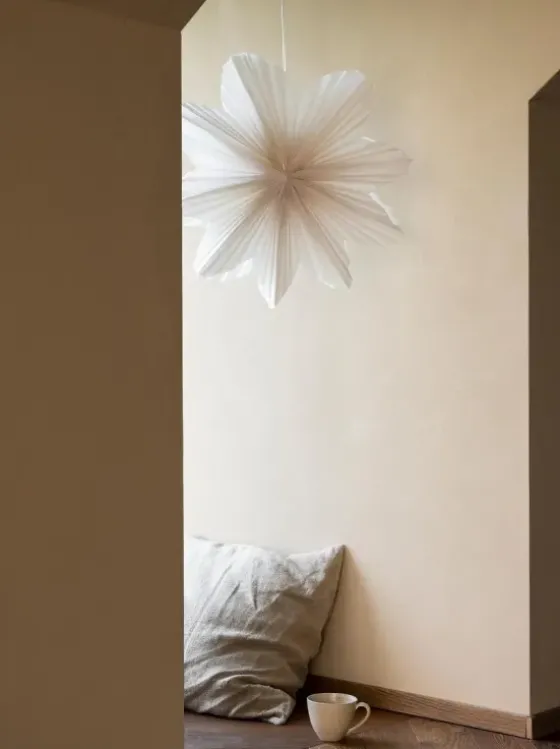 New Watt&Veke - Daisy 60 tähti, valkoinen Paperitähdet