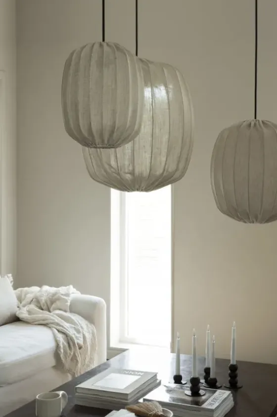 Online Watt&Veke - Prisma 35 kattovalaisin pellavaa, natural Valaisimet