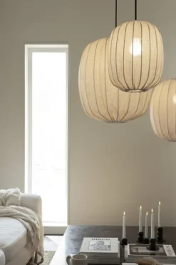 Online Watt&Veke - Prisma 45 kattovalaisin pellavaa, natural Valaisimet