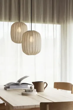 Online Watt&Veke - Prisma 45 kattovalaisin pellavaa, natural Valaisimet